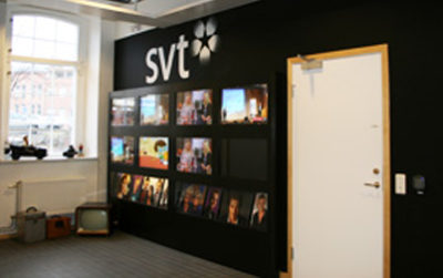 Interiör från SVTs lokaler